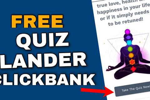 How To Create Quiz Landing Page To Promote Clickbank Products