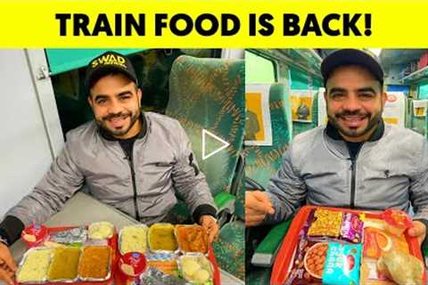 Shatabdi Express train food review from Delhi to Lucknow😍😍 || Cheapest Food available in train 🤩