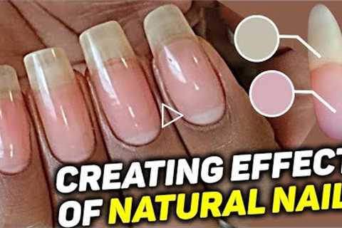 HOW TO TRANSFORM SHORT BITTEN NAILS TO THE LONG AND NATURAL SO NO ONE GUESS THEY ARE EXTENDED NAILS