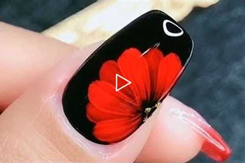 Most Beautiful Nail Art Designs Compilation 2022 | Flower Nail Art Tutorial For Beginners