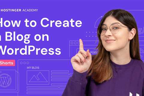 How to Create a Blog on WordPress #shorts