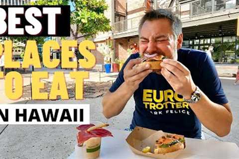 #1 BEST PLACES TO EAT IN HAWAII | Honolulu Hawaii Travel Vlog