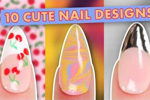 10 Easy Nail Art Designs Tutorial