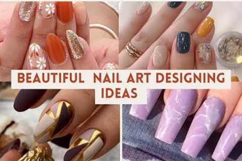 80+ Beautiful Nail Art Designing ideas For Girls  simple and Beautiful | @eqras_fashion22