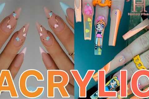 ✨307✨Amazingly Beautiful Acrylic Nail Art Designs Tutorial Ideas Compilation