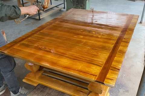 Discover the Secrets to Making a Beautiful Large Wooden Coffee Table:A Step-by-Step Guide