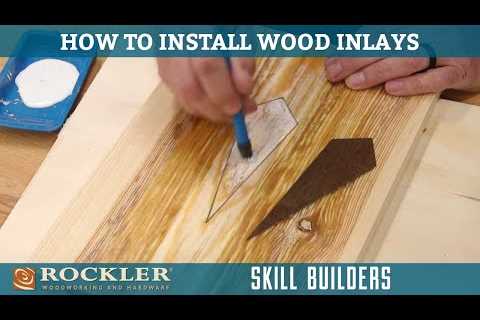 Installing a Simple Wood Inlay – Rockler Skill Builder