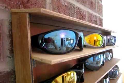 Woodworking – Sunglasses Rack Custom Stand Holder Furniture Display wood working