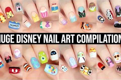 New Nail Art 2022 | Disney Nail Art Tutorial Design Compilation