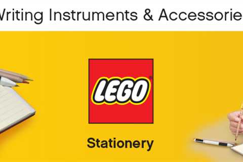 IQ LEGO Stationery Pen Pal – LEGO Blue Gel Pen and Classic Minifgure