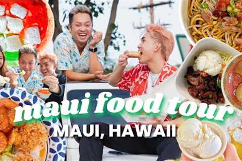 What to Eat In MAUI HAWAII! (MAUI HAWAII FOOD TOUR)