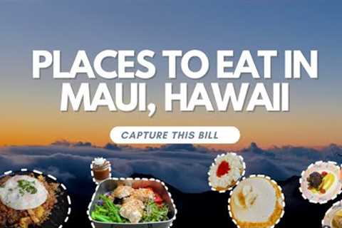 Places to eat in Maui, Hawaii