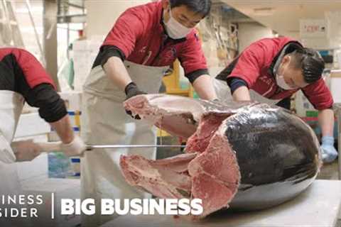 How A 600 Pound Tunafish Sells For $3 Million At The Largest Fish Market In The World | Big Business