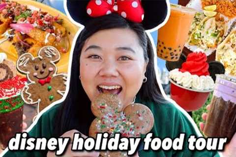 What to Eat at DISNEYLAND! HOLIDAY Edition Food Tour 2022