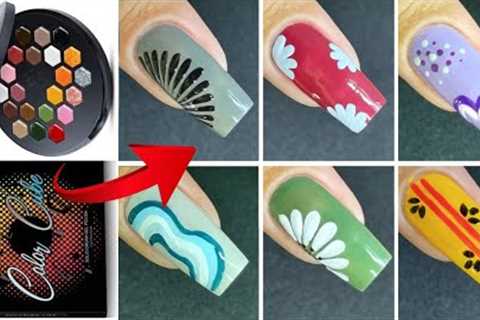 Top 8 Nail designs using Colour Cube || Easy Nailart tutorial || #naildesign #nailart #modelones