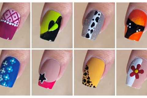 Easy cute nail art designs for beginners || Manicure at home || New nail designs 2023