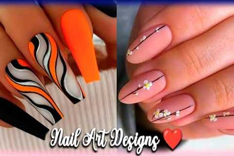 Nail Art Designs ❤️💅 Compilation For Beginners |  Simple Nails Art Ideas Compilation #590