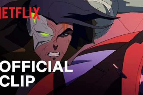 Captain Laserhawk: A Blood Dragon Remix 🕹️📼👾 | Dolph vs. Niji 6 | Official Clip | Netflix