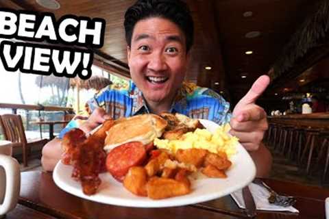 $25 Breakfast Buffet ALL YOU CAN EAT at DUKE''S WAIKIKI in Honolulu!