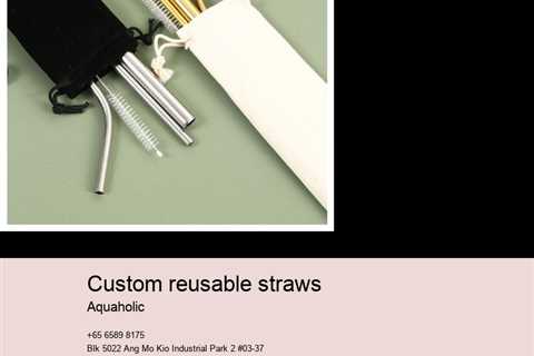 custom reusable straws