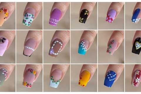 20+ Nail art designs with household items || Beginners nail art designs compilation