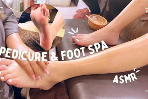 ASMR Pedicure spa & Foot Scrub | at Beauty Salon, in Bangkok, Thailand