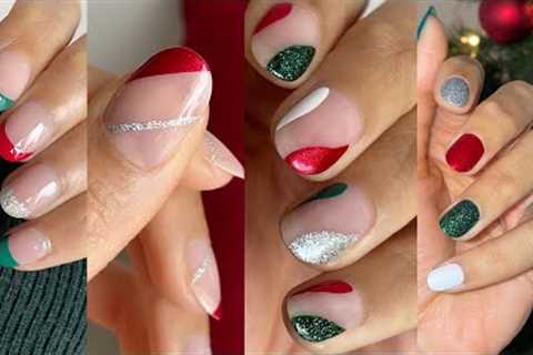 EASY CHRISTMAS NAIL ART 2023 | Christmas nail art designs compilation