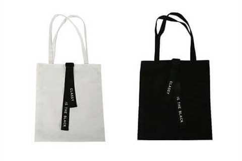 branded canvas tote bag