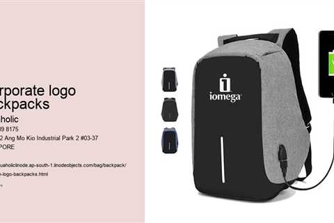 corporate logo backpacks