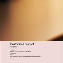 Customized Headset