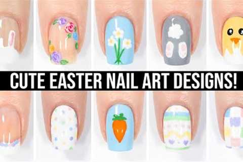 Cute Nail Art 2024 🐰 Easy Easter Nail Art Design Compilation