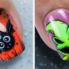 New Nail Art Tutorial 2024 | Best Halloween Nail Art Compilation