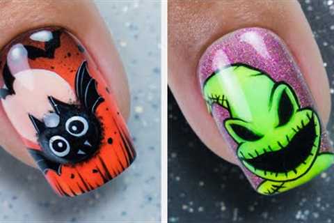 New Nail Art Tutorial 2024 | Best Halloween Nail Art Compilation