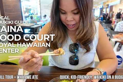 Top Waikīkī Food Court Guide 🍱 What to Eat at Pā‘ina Lanai (Local Tips + Budget-Friendly!)