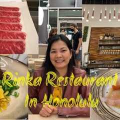 Rinka Restaurant in Honolulu || One of the best Japanese Restaurant in Hawaii || #HawaiisBest