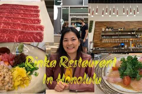 Rinka Restaurant in Honolulu || One of the best Japanese Restaurant in Hawaii || #HawaiisBest