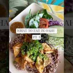 MUST EATS in OAHU that you have to try! 🌺🐟#oahu #hawaii #hawaiifood #shorts
