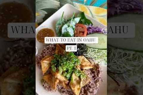 MUST EATS in OAHU that you have to try! 🌺🐟#oahu #hawaii #hawaiifood #shorts