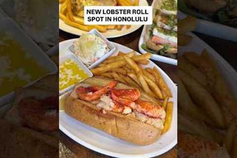 NEW LOBSTER ROLL SPOT IN HONOLULU #food #shorts #oahu
