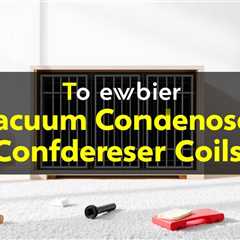Say Goodbye to Dust: How to Effectively Clean Your Vacuum Condenser Coils for Optimal Performance